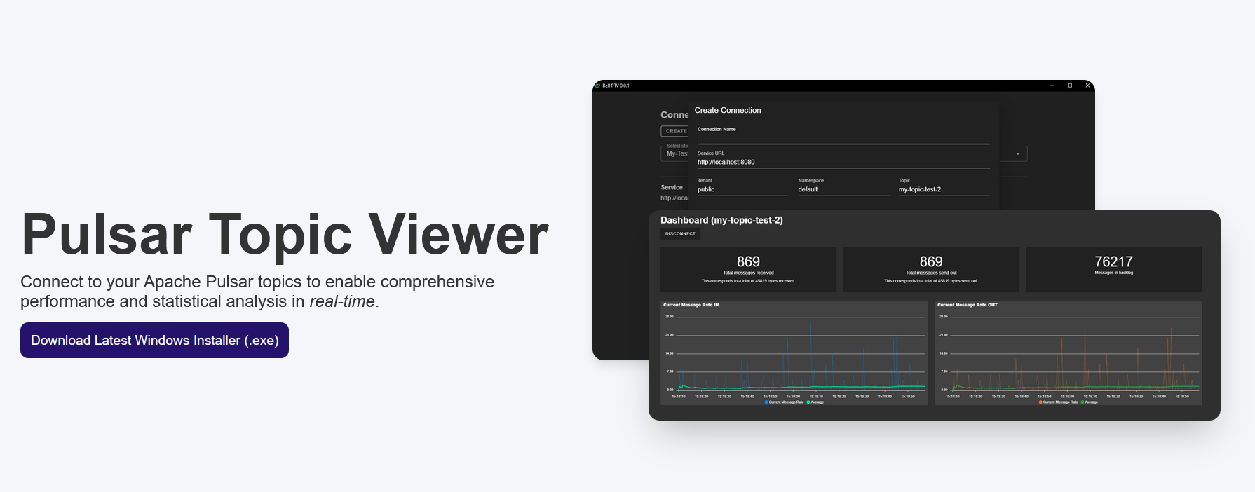 Pulsar Topic Viewer Webpage